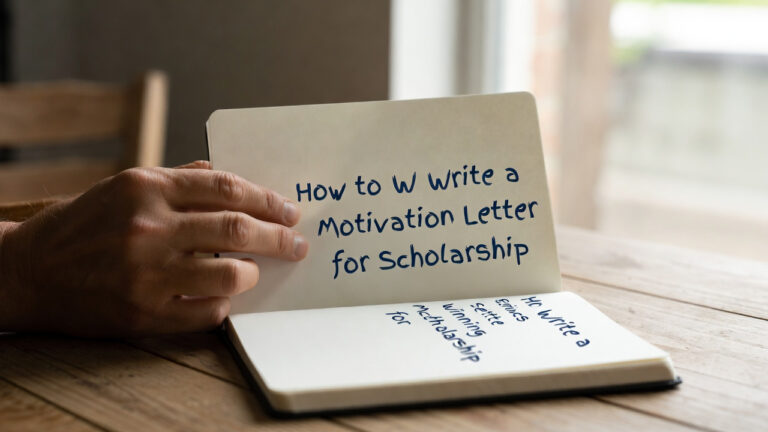 How to Write a Winning Motivation Letter for Scholarship