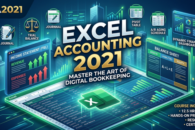 Excel Accounting 2021 course Afsomali