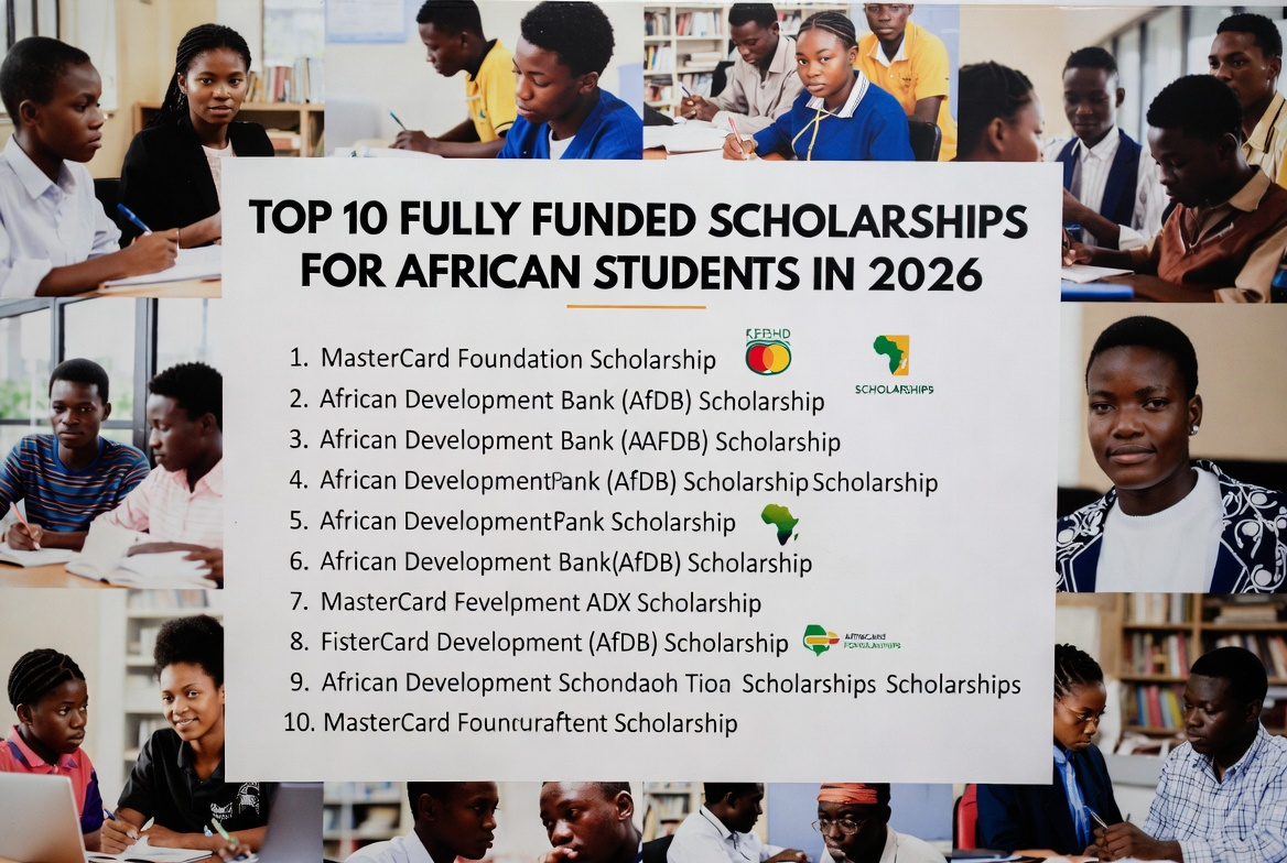 Top 10 Fully Funded Scholarships for African Students in 2026