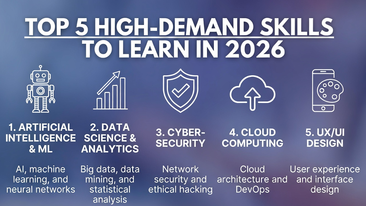 Top 5 High-Demand Skills to Learn in 2026
