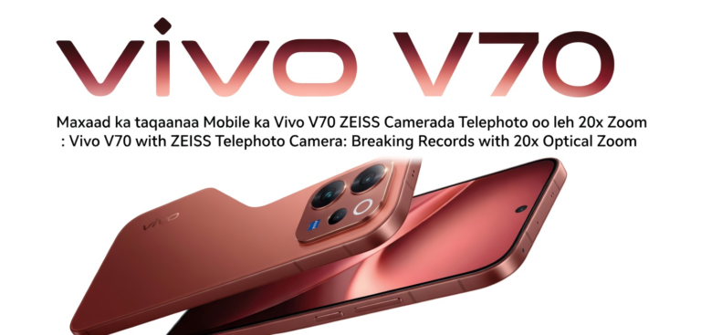 Maxaad ka taqaanaa Mobile ka Vivo V70 ZEISS Camerada Telephoto oo leh 20x Zoom : Vivo V70 with ZEISS Telephoto Camera: Breaking Records with 20x Optical Zoom