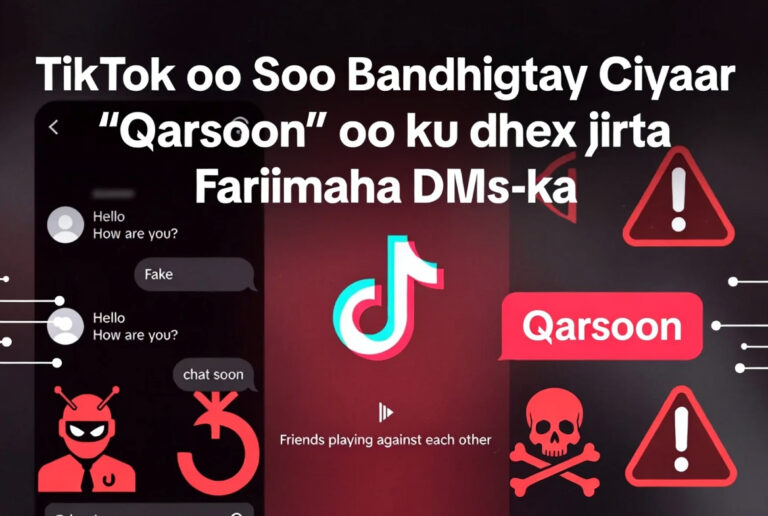 TikTok oo Soo Bandhigtay Ciyaar "Qarsoon" oo ku dhex jirta Fariimaha DMs-ka 2026