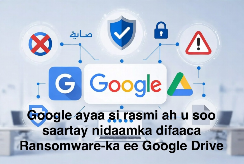 Google ayaa si rasmi ah u soo saartay nidaamka difaaca Ransomware-ka ee Google Drive.