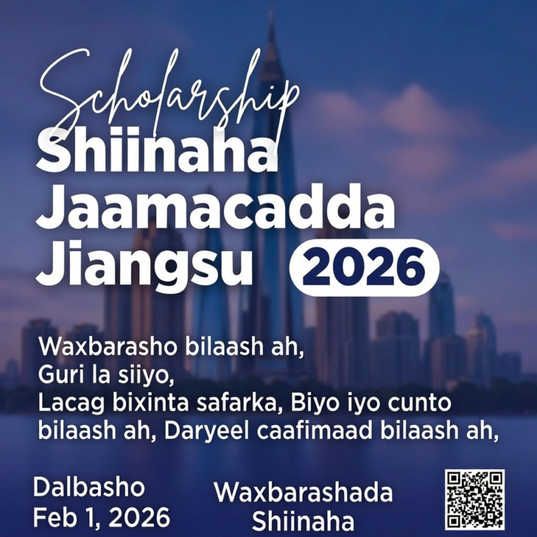 Scholarship Shiinaha Jaamacadda Jiangsu 2026
