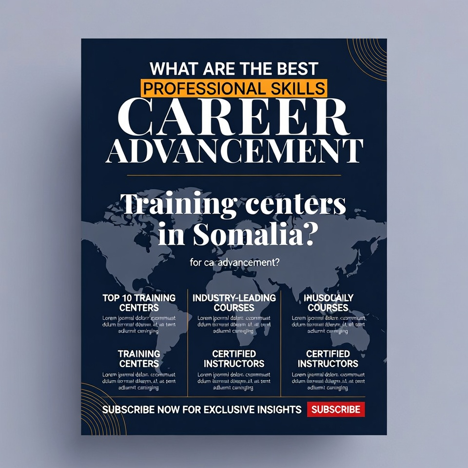 Best Professional Skills Training Centers in Somalia